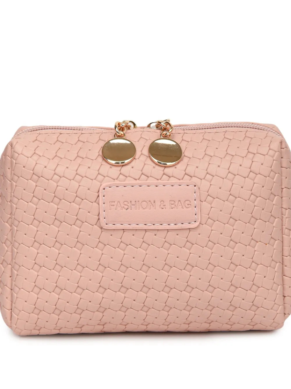 PU Leather Woven Clutch - Korvel