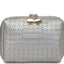 PU Leather Woven Clutch - Korvel