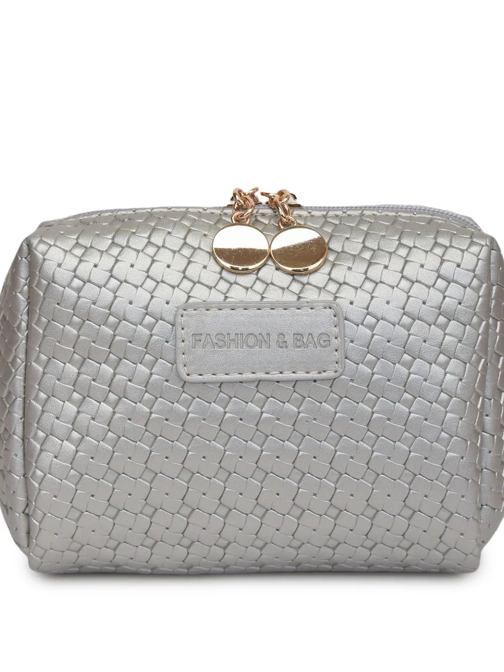 PU Leather Woven Clutch - Korvel