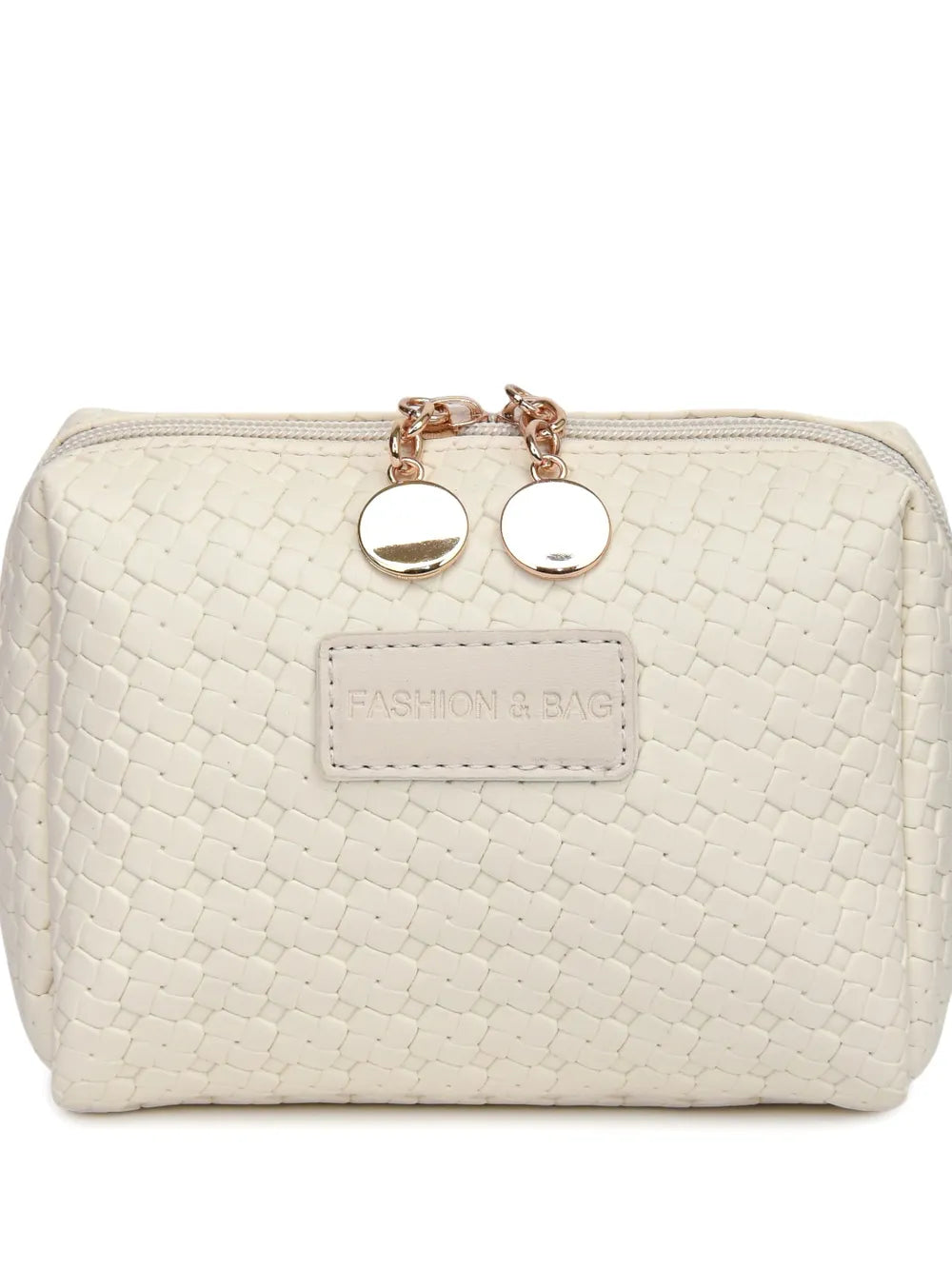 PU Leather Woven Clutch - Korvel