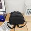PU Leather Zip Backpack Bag - Korvel