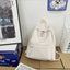 PU Leather Zip Backpack Bag - Korvel