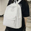 PU Leather Zip Backpack Bag - Korvel