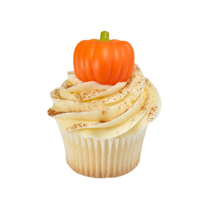 Traditional Pumpkin Cupcake Rings - 72 Pack