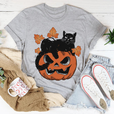Pumpkin Cat Tee - Exclusive Design - Korvel