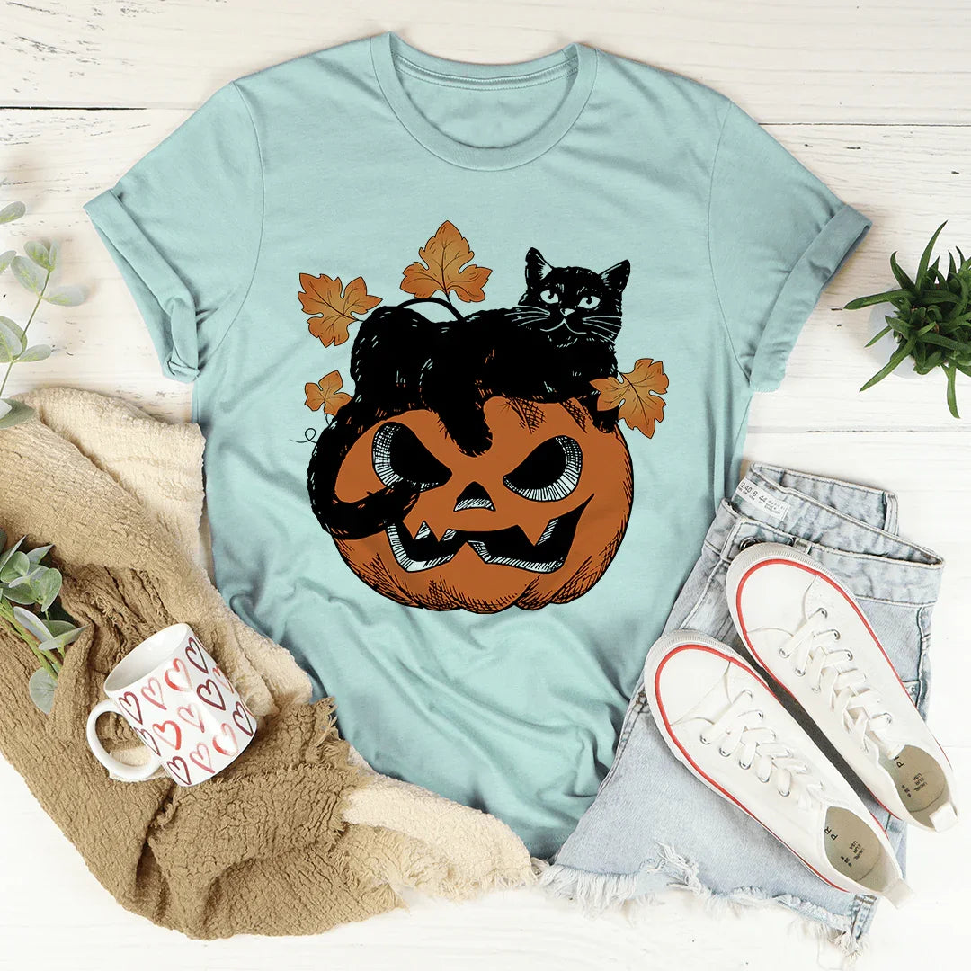 Pumpkin Cat Tee - Exclusive Design - Korvel