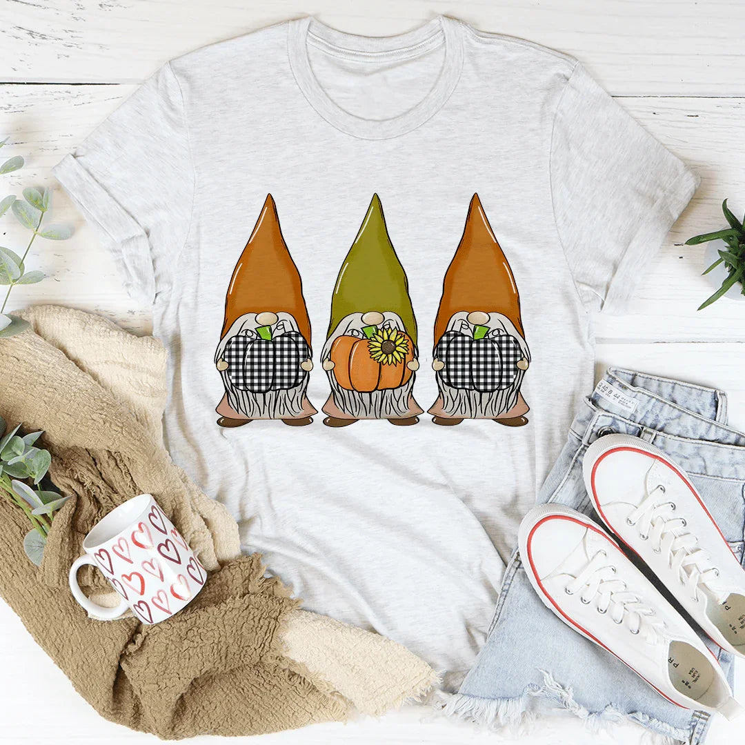Pumpkin Gnomes Fall Tee - Korvel