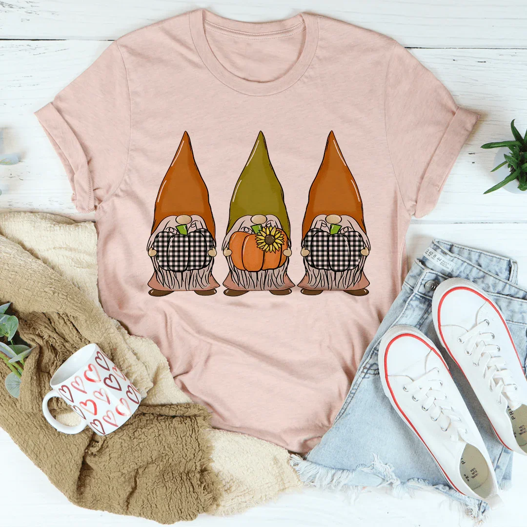 Pumpkin Gnomes Fall Tee - Korvel