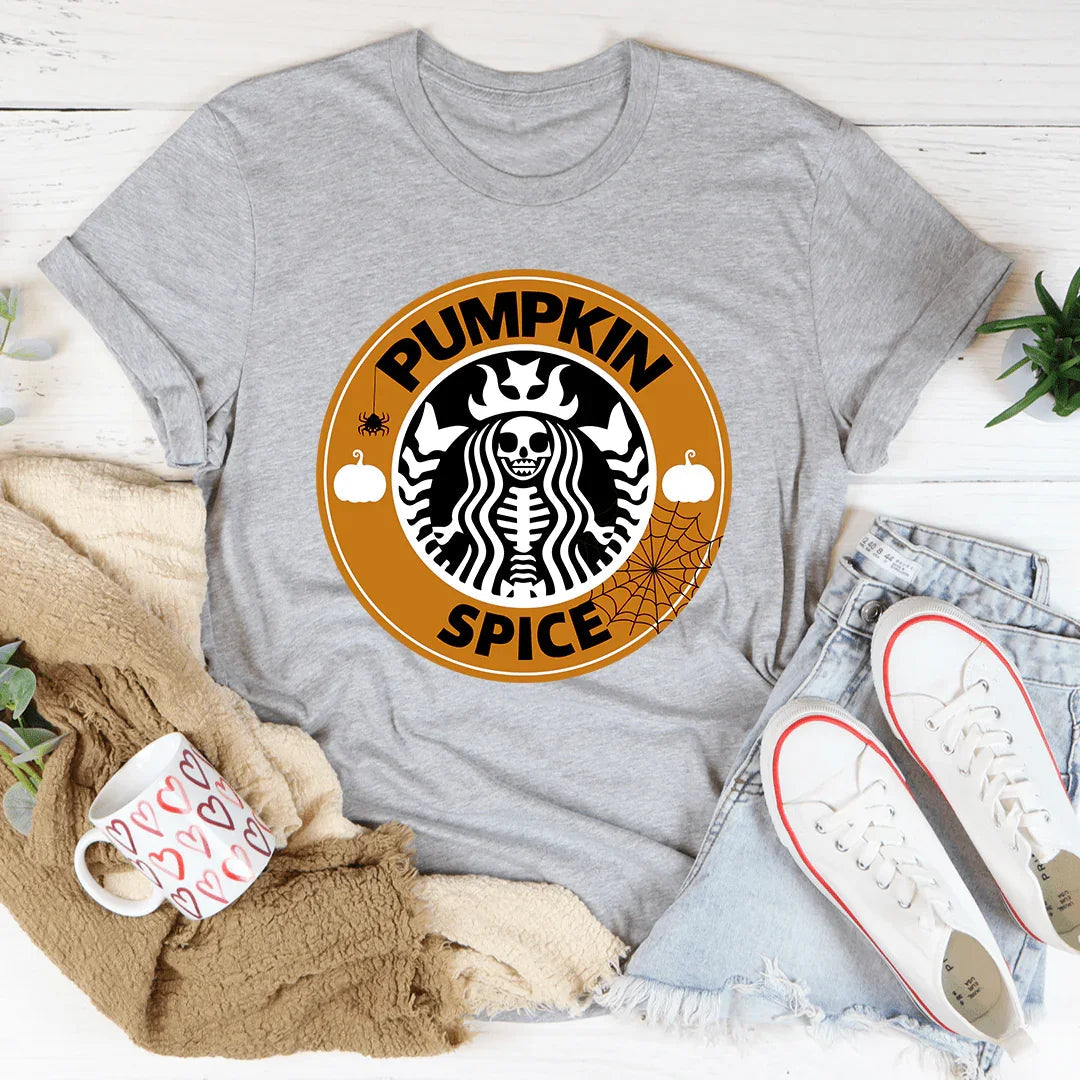 Camiseta de Halloween con especias de calabaza