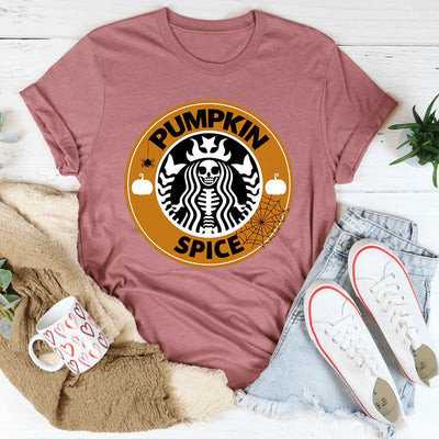 Camiseta de Halloween con especias de calabaza