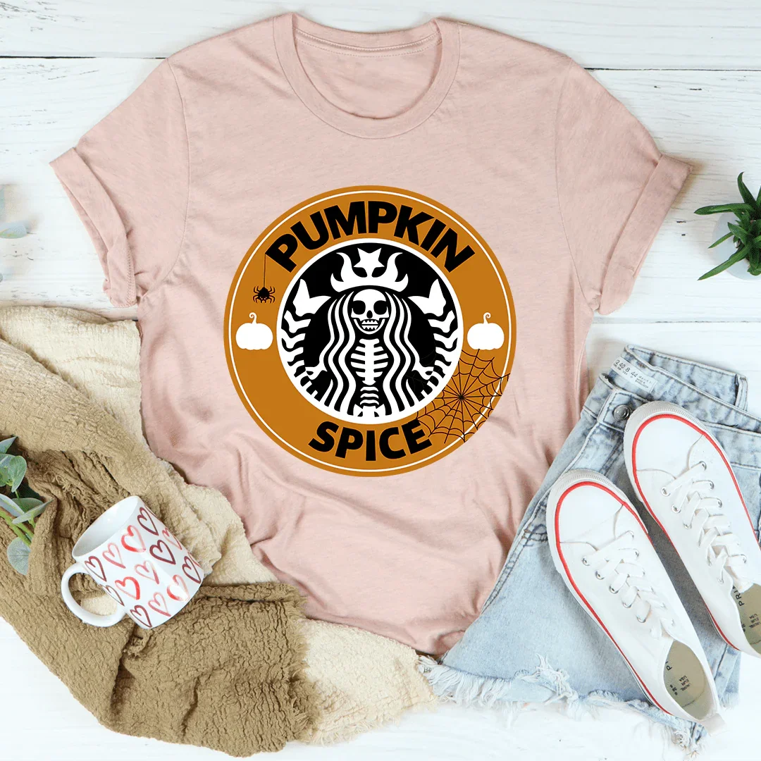 Camiseta de Halloween con especias de calabaza