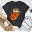 Camiseta con lengua de calabaza
