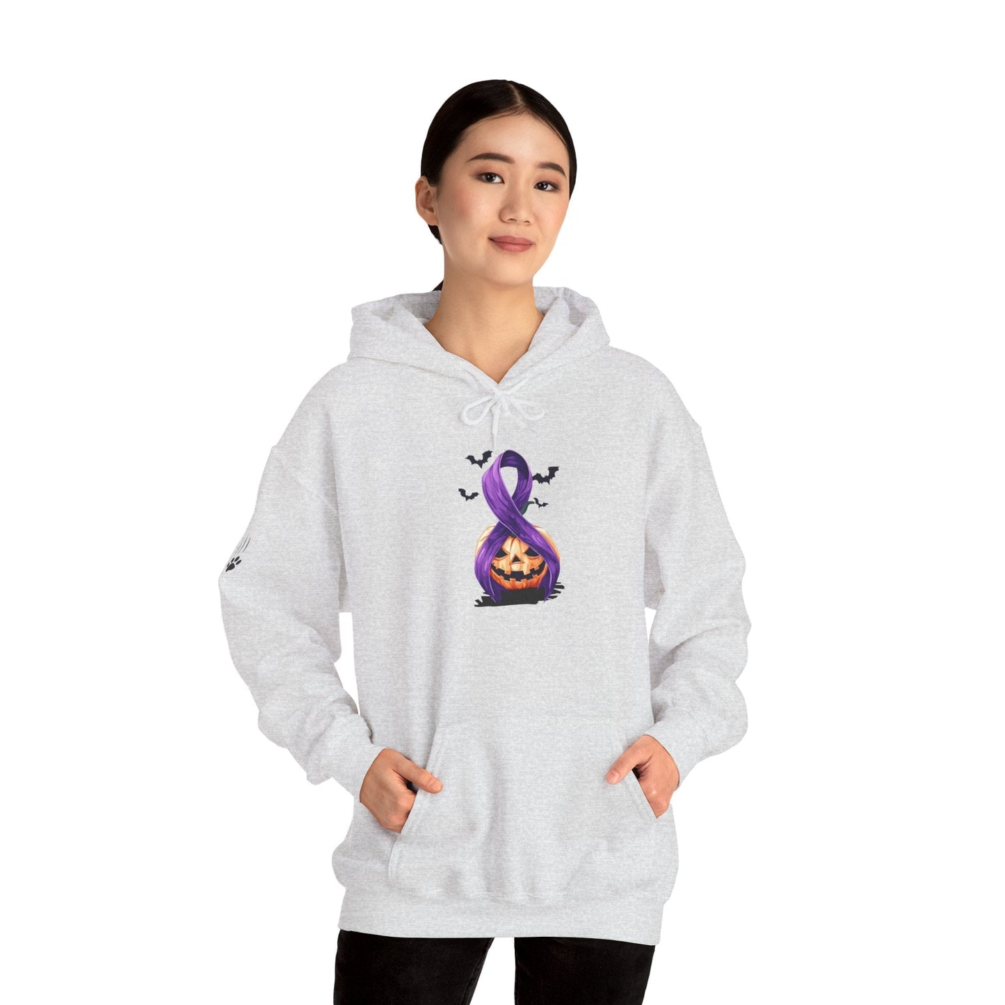 Pumpkins & Purple Ribbons Hoodie