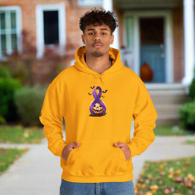 Sudadera de Calabazas y Cintas Moradas