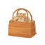 Pure handmade basket Nordic style storage picnic travel basket woven rattan women handbag - Korvel