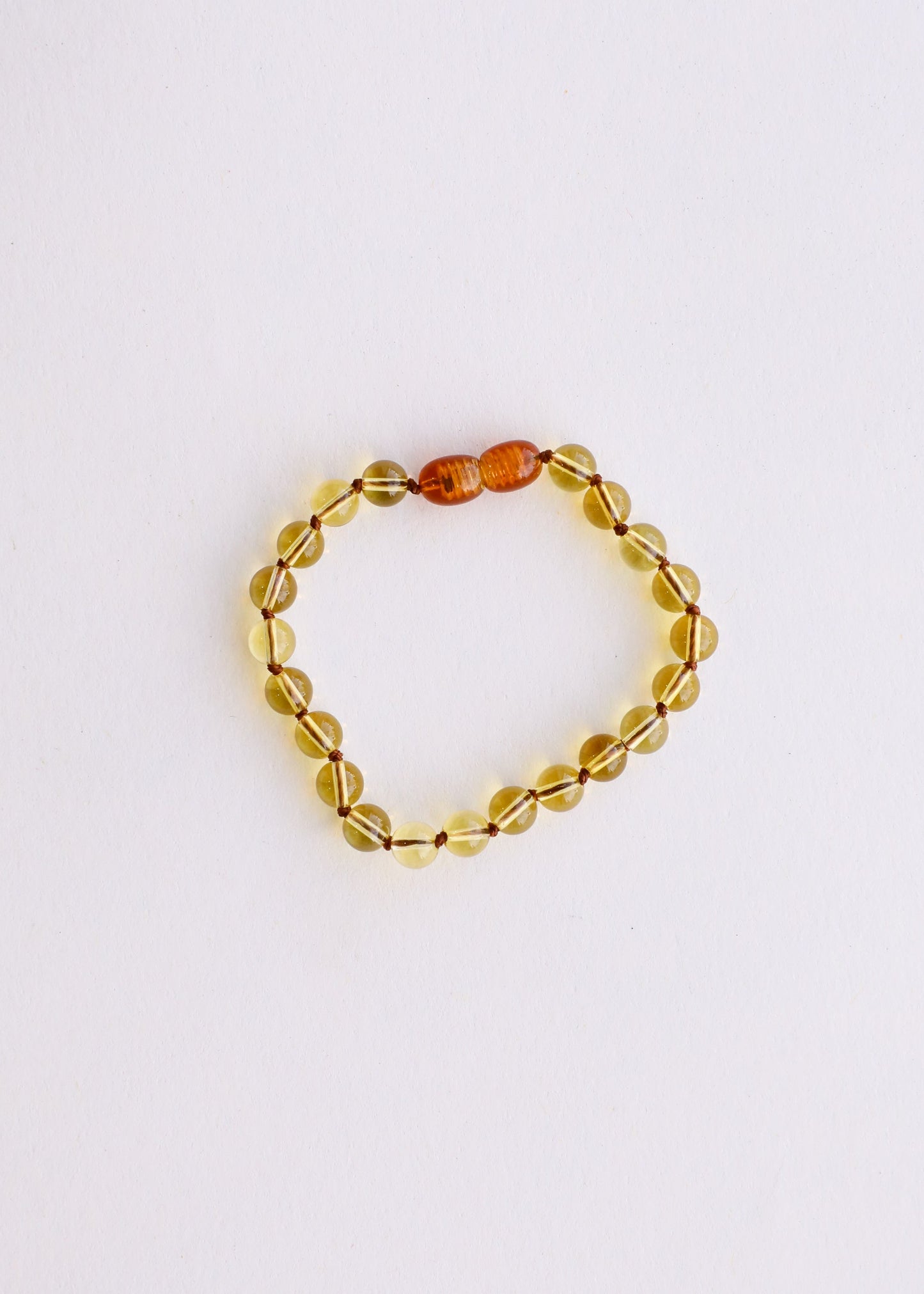 Tobillo o Pulsera de Citrino de Piedra Preciosa Pura