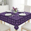 Purple Butterfly Design Tablecloth