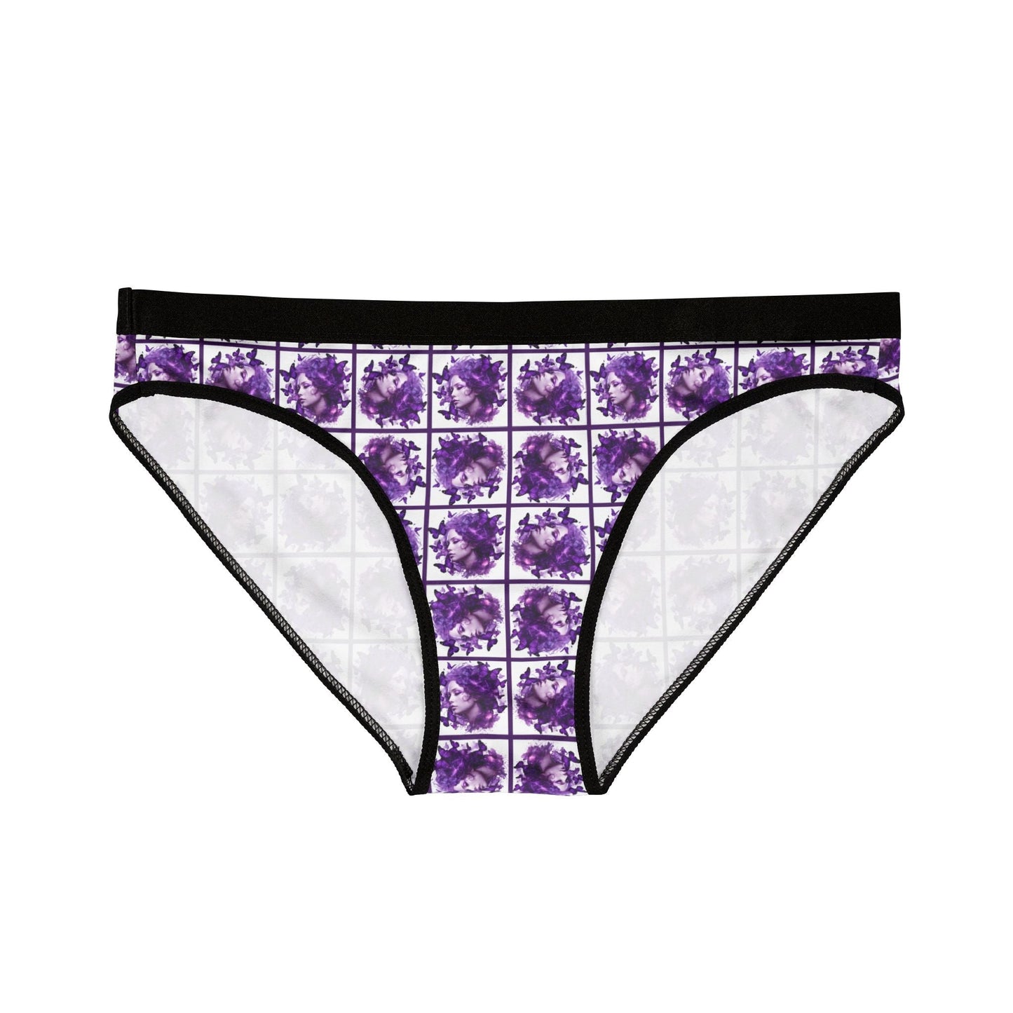 Bragas para Mujeres Mariposa Púrpura para Conciencia