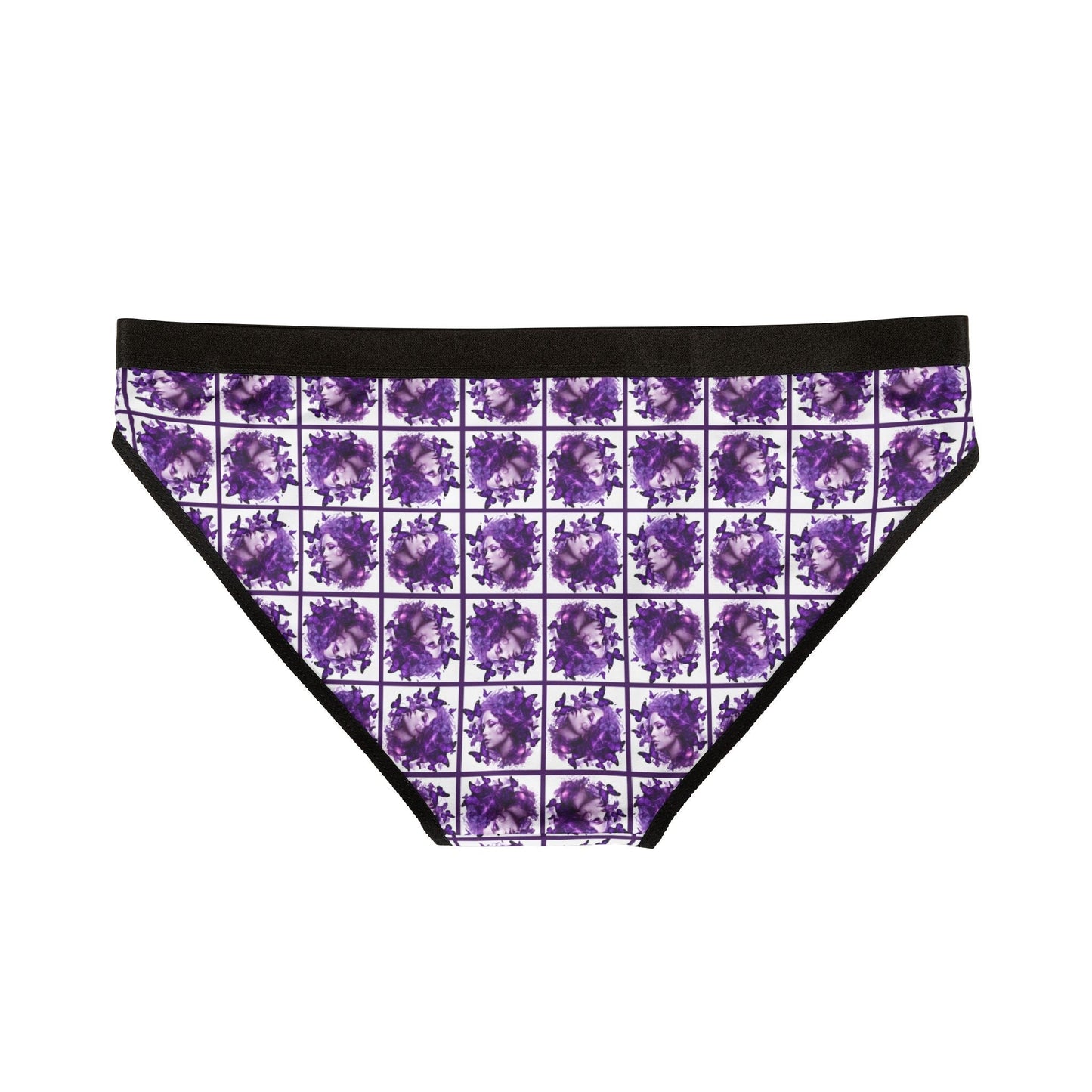 Bragas para Mujeres Mariposa Púrpura para Conciencia