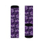Chaussettes Crew à Motif Papillon Violet
