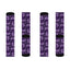Chaussettes Crew à Motif Papillon Violet