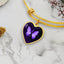 Bracelet de sensibilisation aux crises en forme de papillon violet