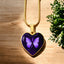 Purple Butterfly Seizure Awareness Necklace