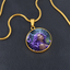 Empowerment Purple Butterfly Pendant Necklace - Korvel