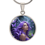 Empowerment Purple Butterfly Pendant Necklace - Korvel
