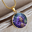 Empowerment Purple Butterfly Pendant Necklace - Korvel