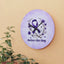 Purple Seize the Day Wall Clock