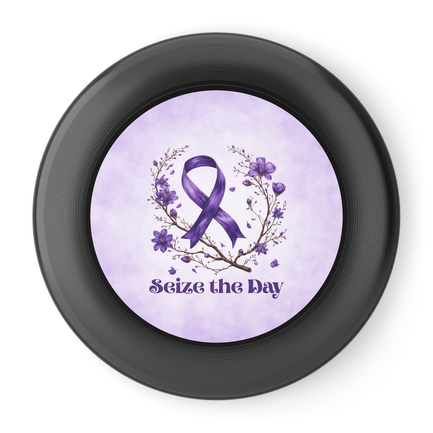 Disque Volant Floral Violet - Jouet de Sport Premium