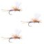 3 Pack Parachute Super Flash Purple Haze Dry Fly - Size 14 - Korvel