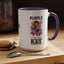 Taza de Café con Acento de Cinta Púrpura