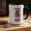 Taza de Café con Acento de Cinta Púrpura