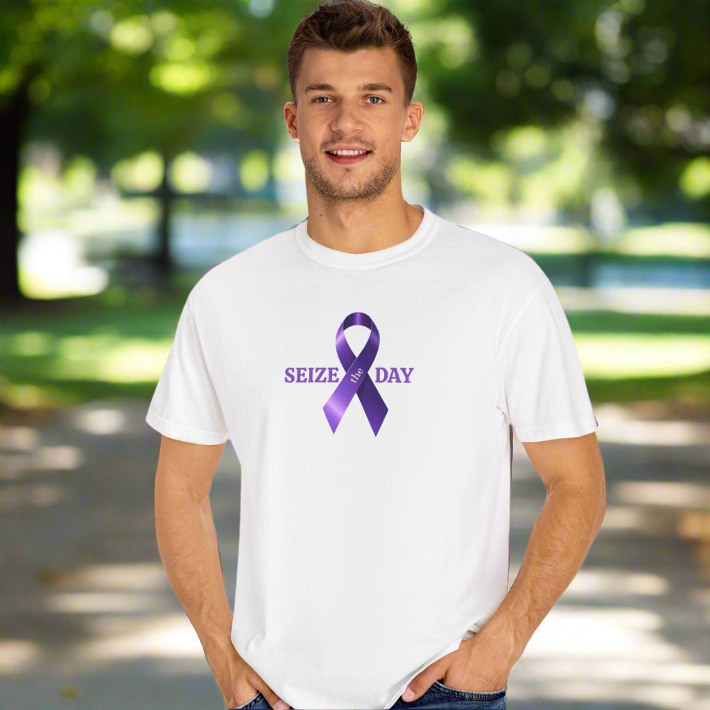 Empower Change with the Purple Ribbon Epilepsy Awareness Tee - Korvel