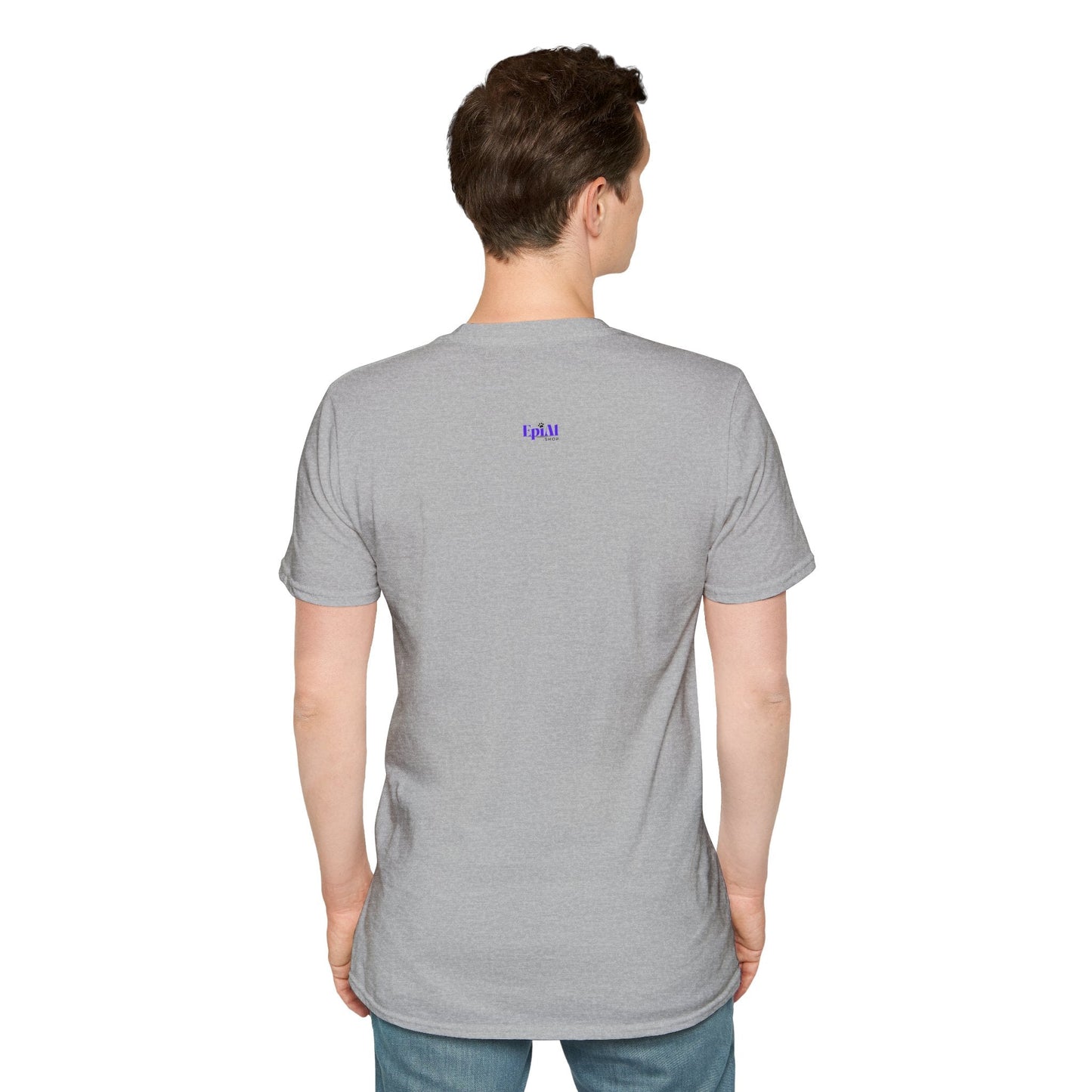 T-shirt unisexe graphique cerveau ruban violet