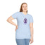 T-shirt unisexe graphique cerveau ruban violet