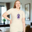 T-shirt unisexe graphique cerveau ruban violet