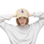 Chic Purple Ribbon Distressed Snapback Cap - Korvel