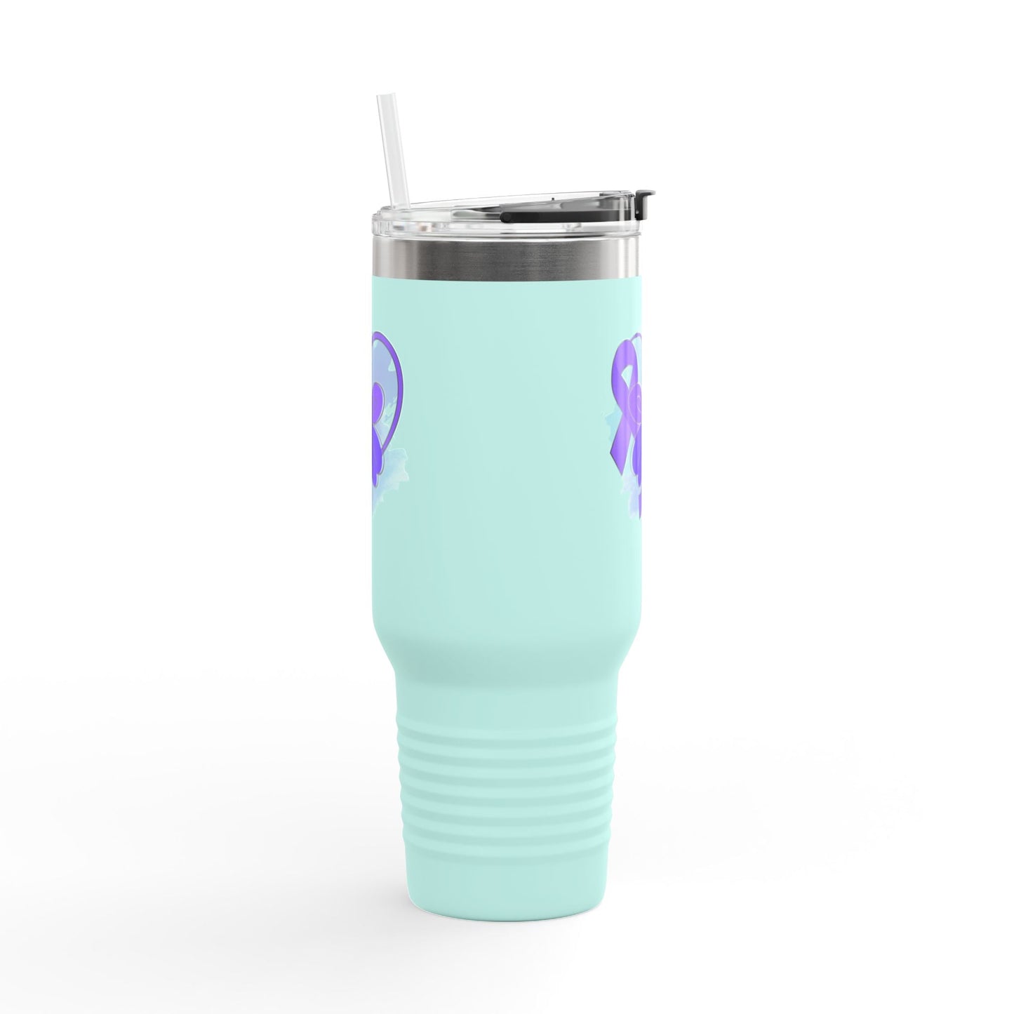 Mug de Voyage Isolé Ruban Violet | 40oz