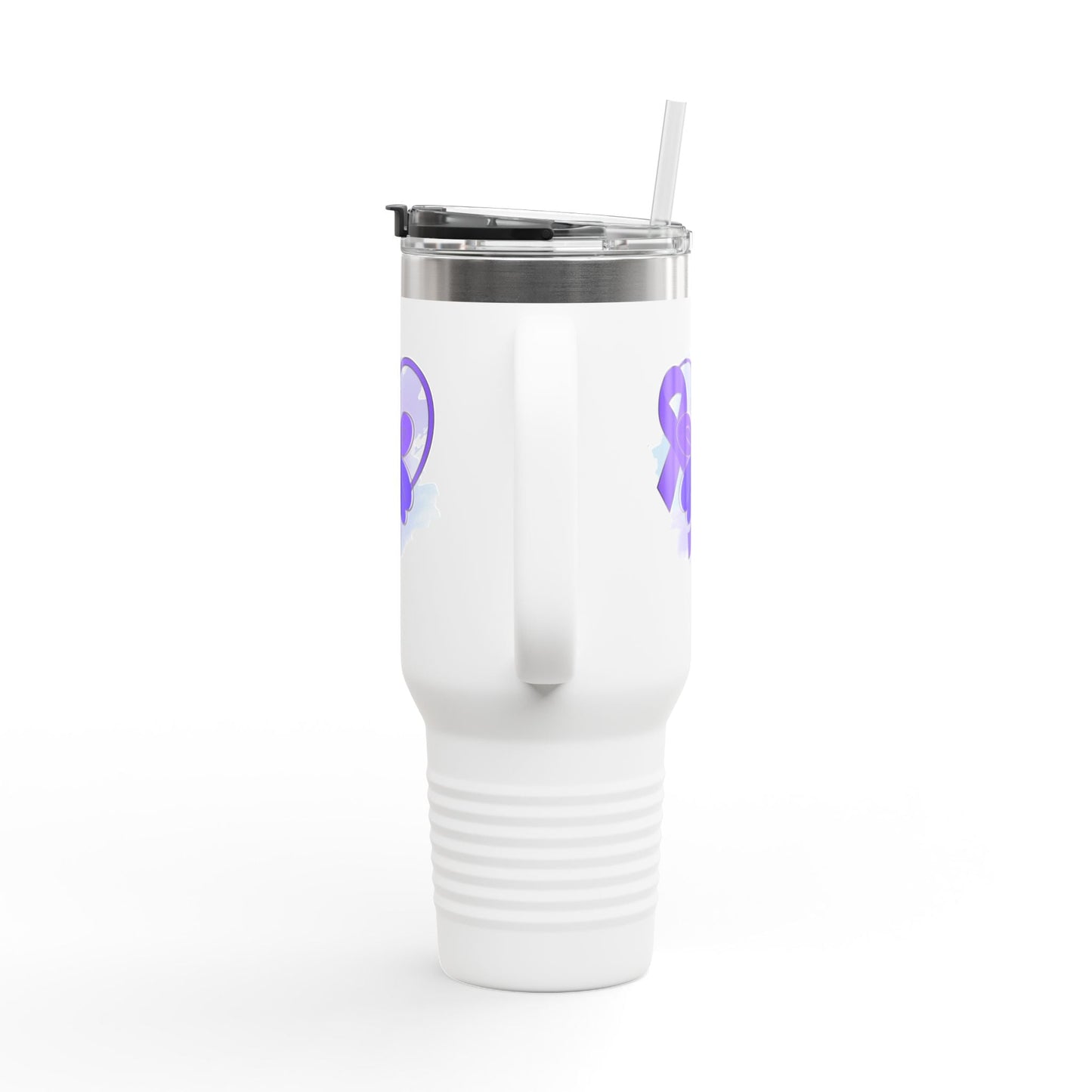 Mug de Voyage Isolé Ruban Violet | 40oz