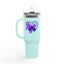 Mug de Voyage Isolé Ruban Violet | 40oz