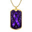 Elegant Floral-Inspired Purple Ribbon Necklace - Korvel