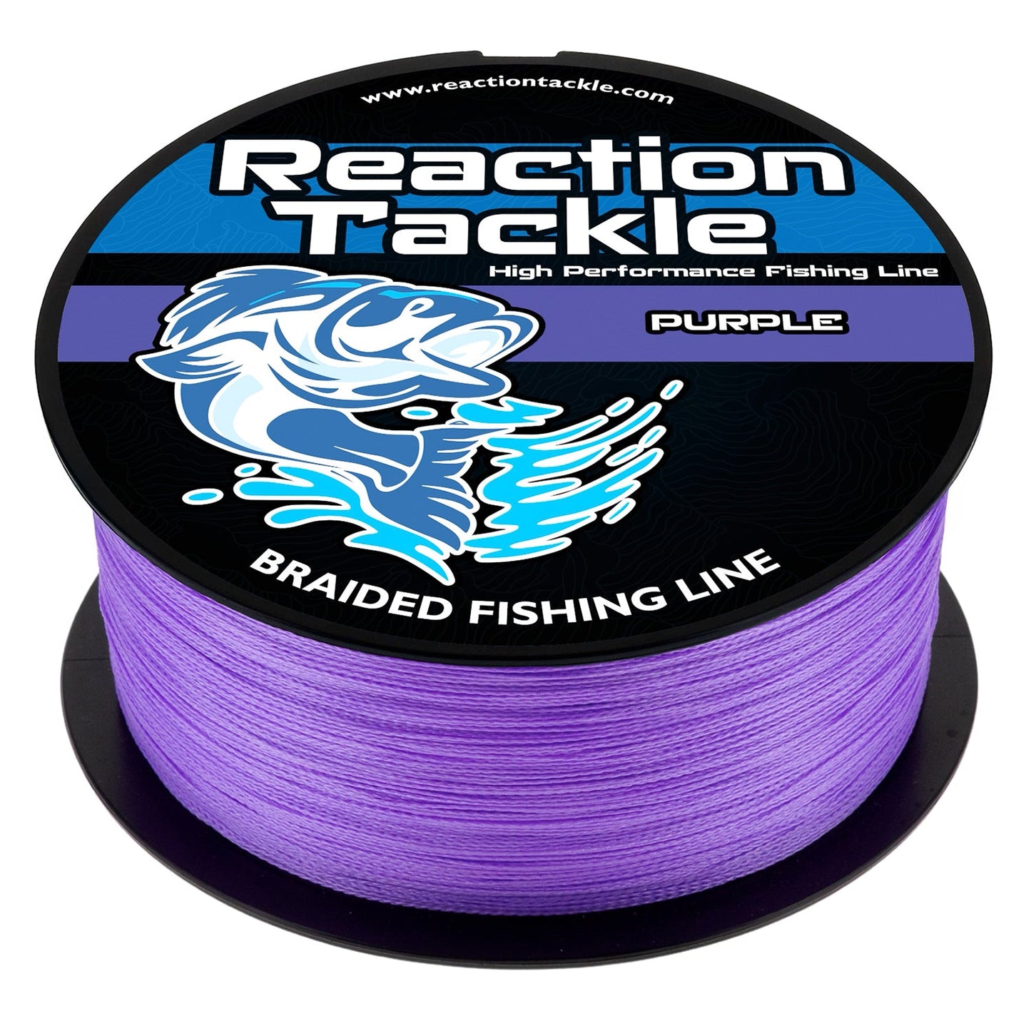 Línea de pesca trenzada Reaction Tackle - Morada - NUEVA