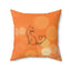 Purr Line Art Cat Throw Pillow | Minimalist Accent for Cat Lovers