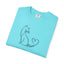 T-shirt unisexe Purr Line Art Cat