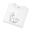 T-shirt unisexe Purr Line Art Cat