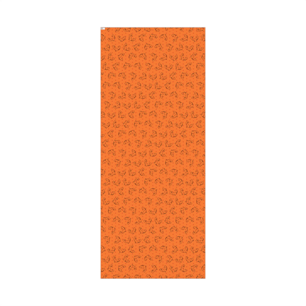 Papier d'emballage Purr Pattern pour toutes les occasions – Art linéaire de chat