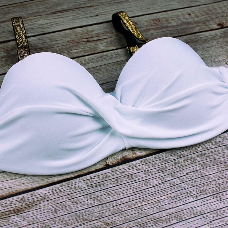Conjunto de Bikini Push Up Elegante para Mujeres